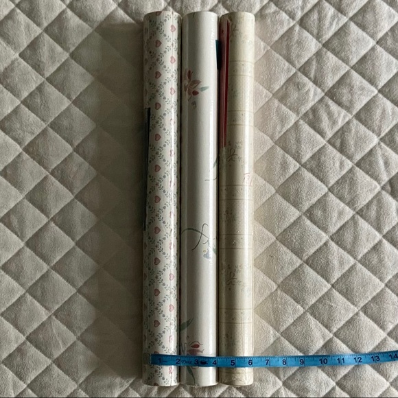 Vintage Floral Double Roll Wallpaper Wallcoverings - Picture 16 of 16